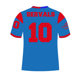 Maillots Servals XV – avec personnalisation