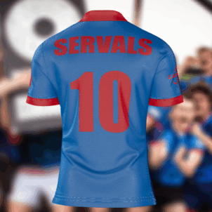 Maillots Servals XV – avec personnalisation