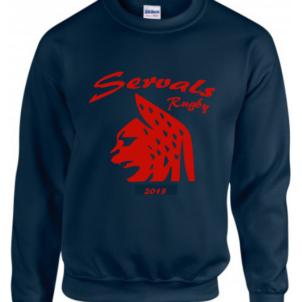 Sweat Servals bleu marine