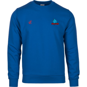 Sweat Servals bleu roi